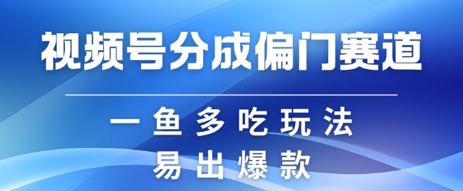 视频号创作者分成计划偏门类目，容易爆流，实拍内容简单易做【揭秘】-吾爱网创