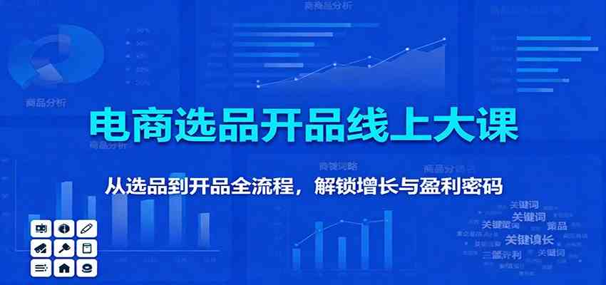 11月电商选品开品线上大课：从选品到开品全流程，解锁增长与盈利密码-吾爱网创