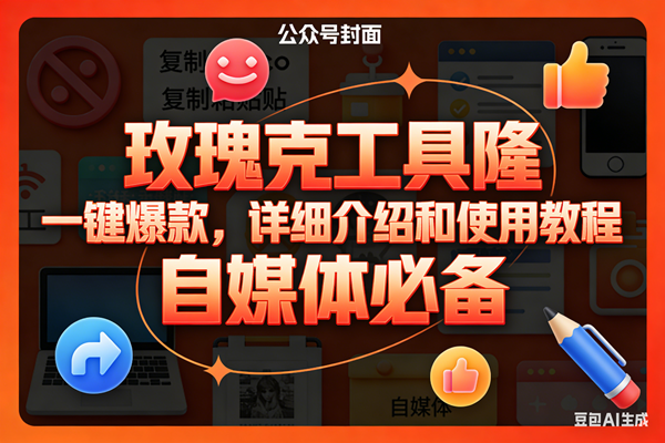 （17297期）玫瑰克隆工具，ai鲁大魔，自媒体必备神器，一键爆款神器，详细教程。-吾爱网创