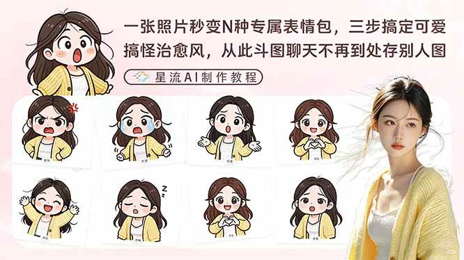 （17482期）一张照片秒变N种专属表情包，三步搞定可爱搞怪治愈风，从此斗图聊天不再到处存别人图-吾爱网创