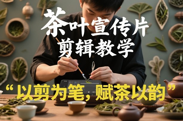 茶叶宣传片剪辑教学，以剪为笔，赋茶以韵，新手也能拍出高级感-吾爱网创