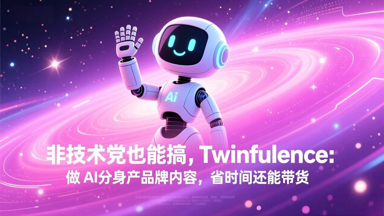 （17381期）非技术党也能搞!Twinfluence:做 AI 分身产品牌内容,省时间还能带货-吾爱网创