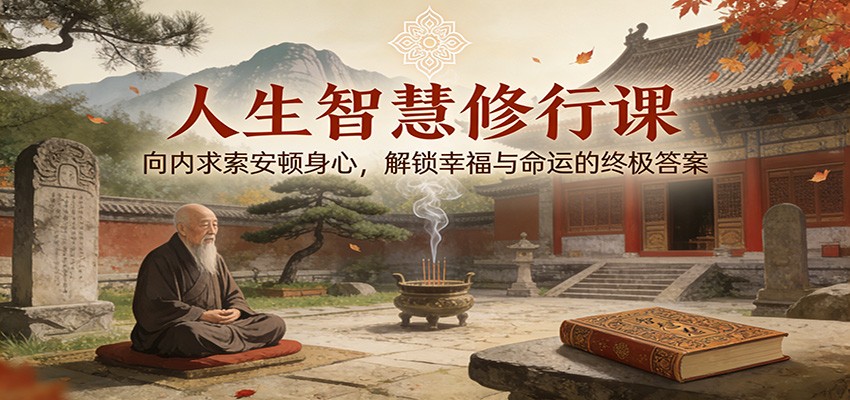 人生智慧修行课：向内求索安顿身心，解锁幸福与命运的终极答案-吾爱网创
