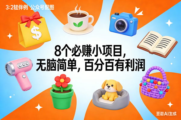 （17114期）8个必赚小项目，无脑简单，百分百有利润，副业首选，日入300+-吾爱网创