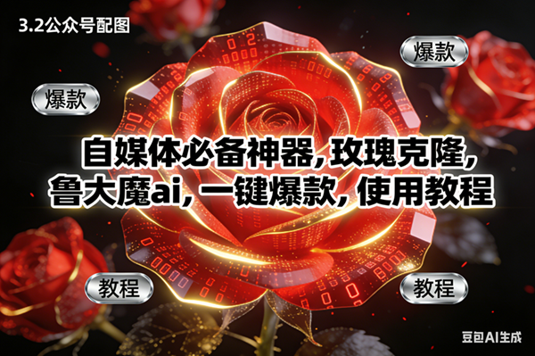 (16919期)玫瑰克隆神器,ai鲁大魔,自媒体必备软件,一键爆款工具,详细教程-吾爱网创