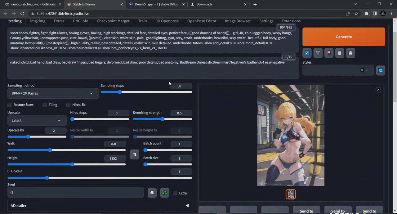 图片[4]-利用Stable Diffusion创建动漫艺术图像使用AI绘画赚钱-中英字幕-吾爱网创