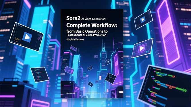 (16758期)Sora2 AI视频生成的系统教程(英文版):从基础操作到专业级AI视频制作的完整工作流-吾爱网创