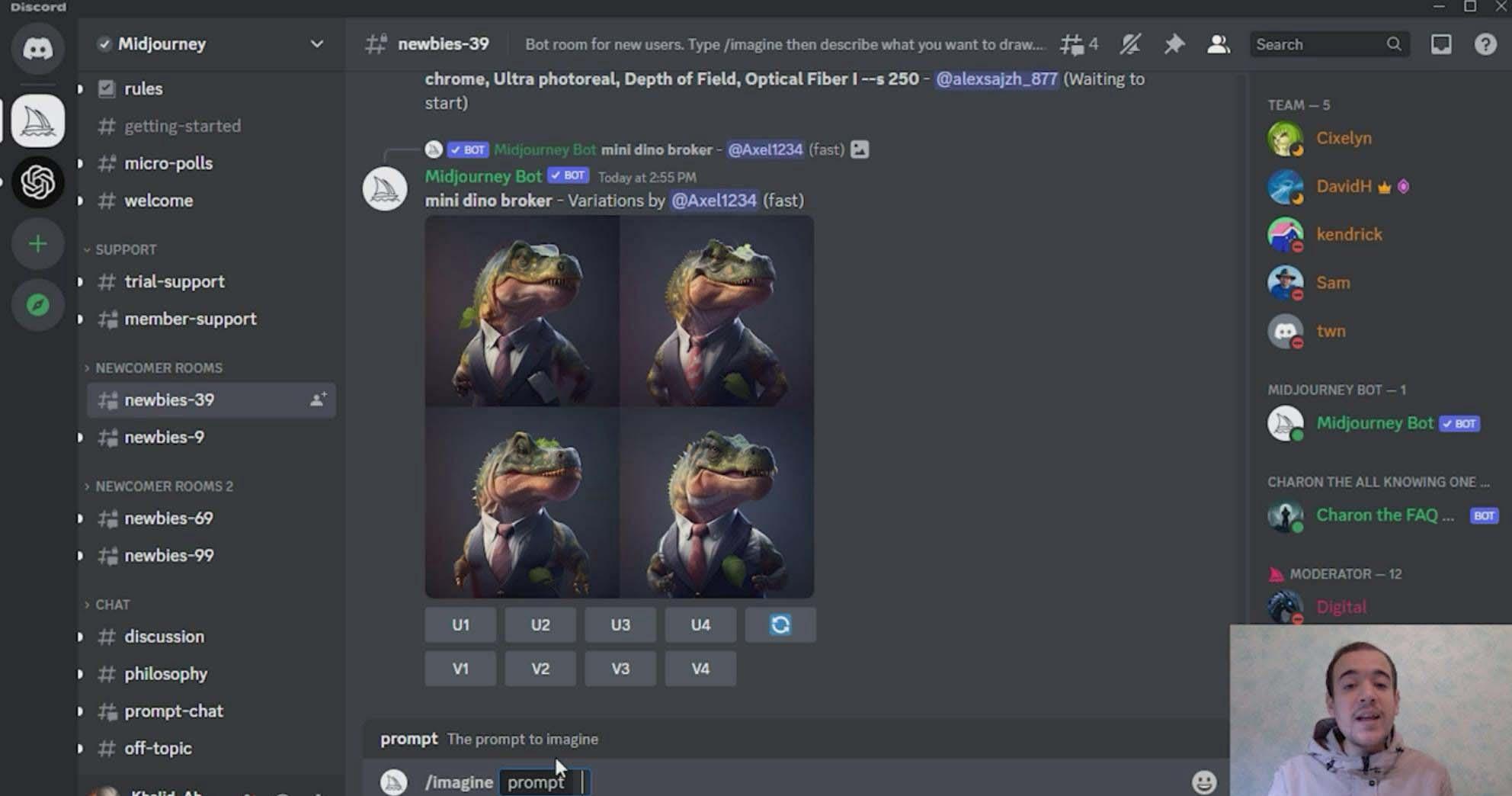 图片[1]-Midjourney 精通教程-使用Midjourney AI创建美丽艺术图像-36节课-中英字幕-吾爱网创