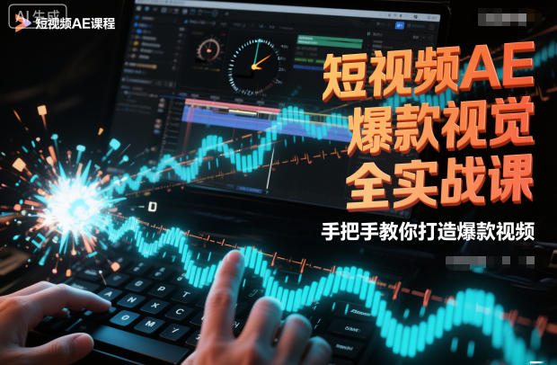 短视频AE爆款视觉全实战课,手把手教你打造爆款视频-吾爱网创
