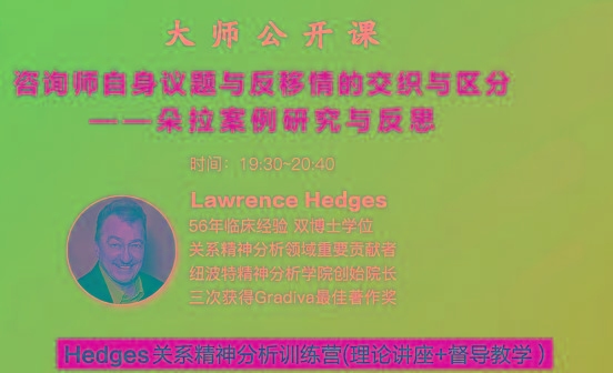 Hedges详解针对4种不同发展精神分析透视法-吾爱网创