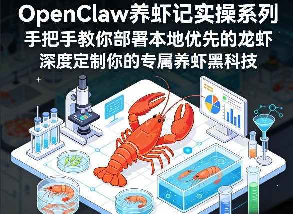 OpenClaw养虾记实操系列，手把手教你部署本地优先的龙虾，深度定制你的专属养虾黑科技-吾爱网创