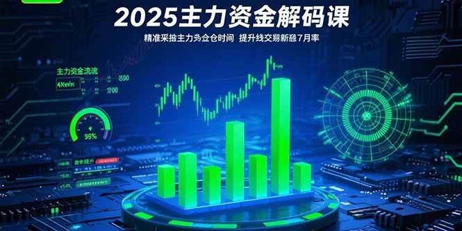 （15511期）2025主力资金解码课：精准捕捉主力建仓时机，提升短线交易胜率(更新7月)-吾爱网创