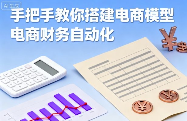 手把手教你搭建电商模型-电商财务自动化-吾爱网创