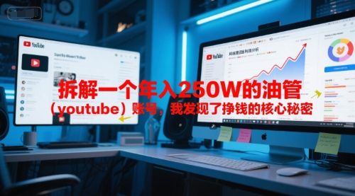 付费文章:拆解一个年入250W的油管(youtube)账号,我发现了挣钱的核心秘密-吾爱网创